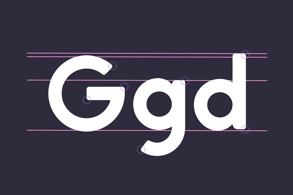 George Round SemiBold Font preview